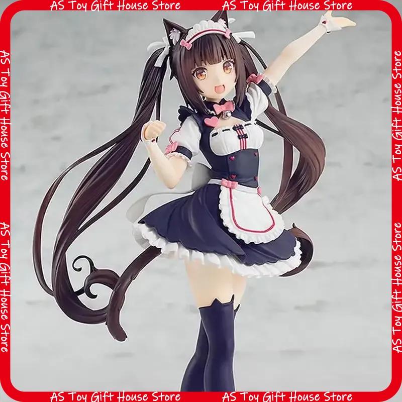 Nekopara Chocola Vanilla Cat Maid Anime Character Figurine Kawaii Garage Statue Desktop Ornaments Collectible Gift For Anime Fan