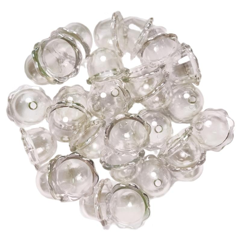 Sturdy Acrylics Winds Chimes Beads Portable Accessory for Craft Jewelry Making Clear 3D Charm Bead Accessories