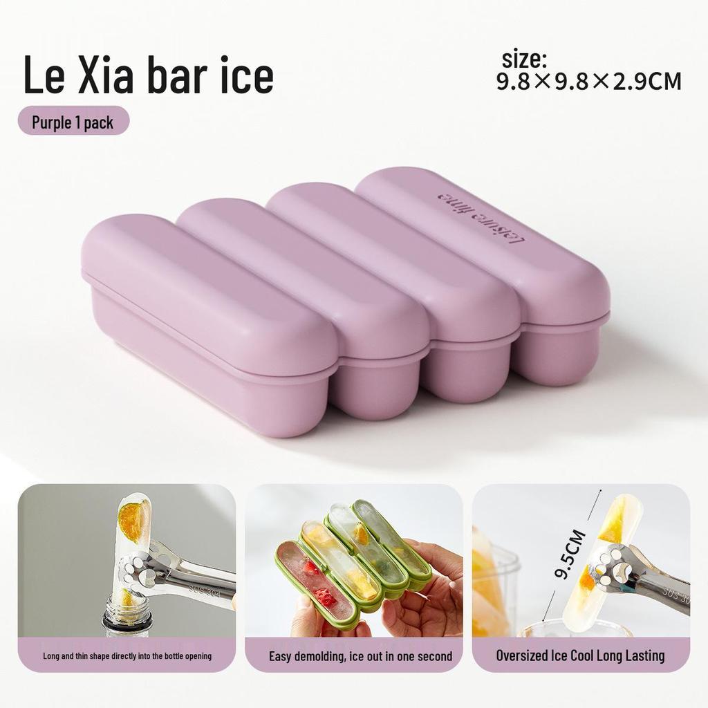 Silicone Ice Cube Tray | DIY Rectangular Mold | Baby Food & Ice Maker