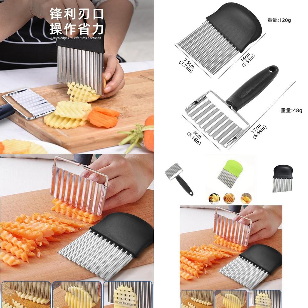 Innovatives stilvolles Kartoffelmesser aus Edelstahl für kreatives Gemüse schneiden in der Küche