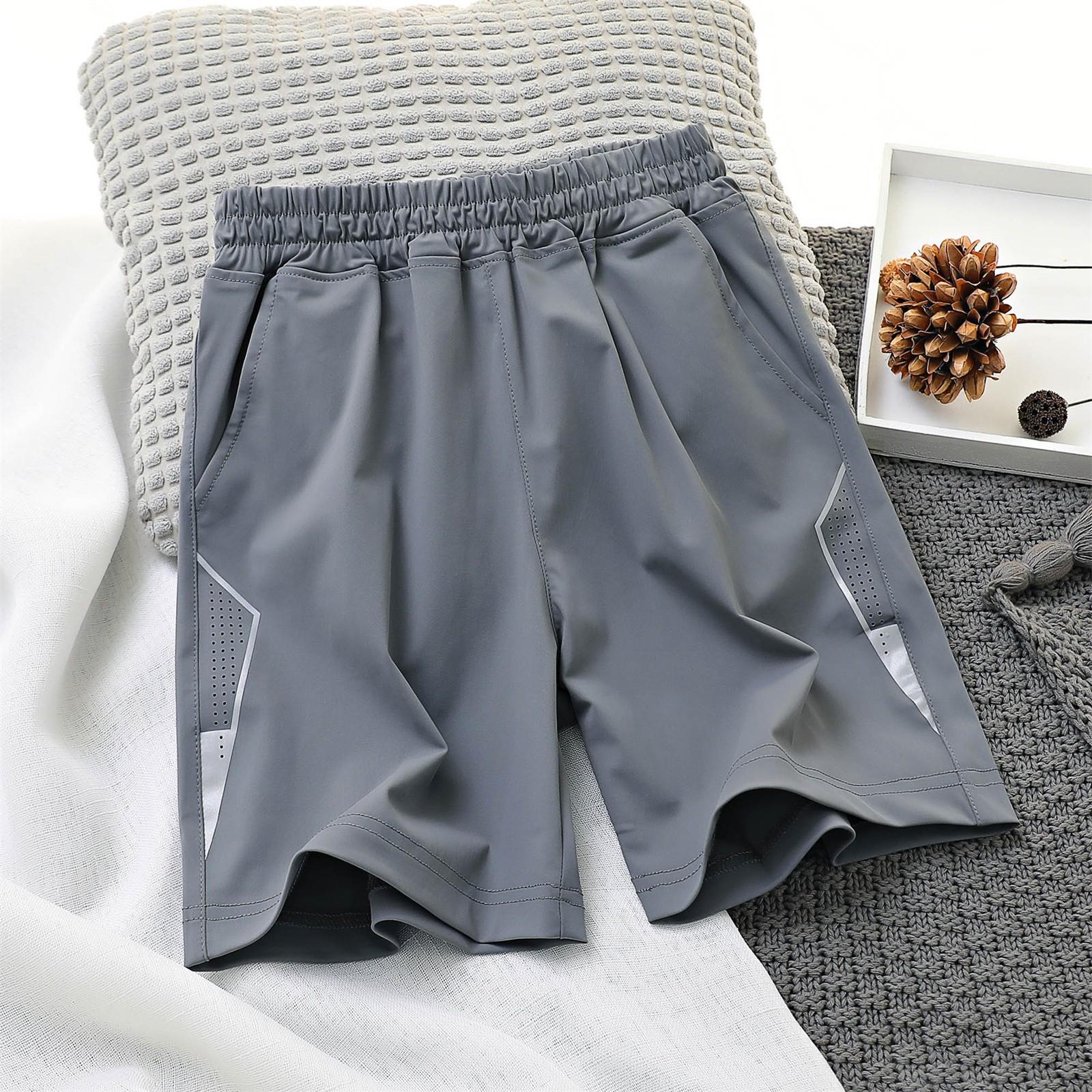 

Летние шорты для девочек, быстросохнущие, для мальчиков и девочек, спортивные, для подростков, из ледяного шелка, бриджи 170