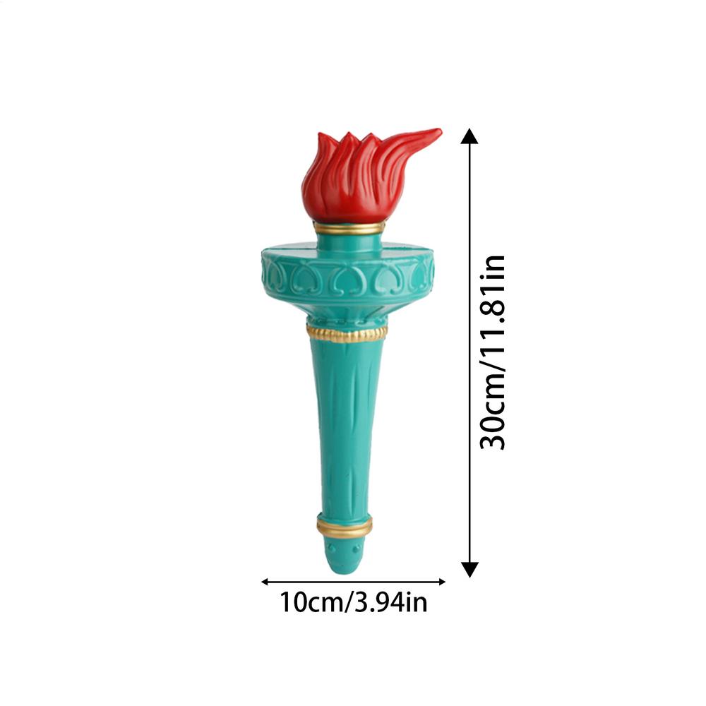 4th of July Outfits Statue of Goddesses Costume Lightweight Patriotic Accessory Prop for Holiday Event School Independence Day