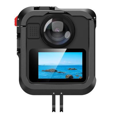 Aluminum Quick Release Cage For 2 Action Camera Mount With Cold Shoe Full Protective Frame Case Accessories