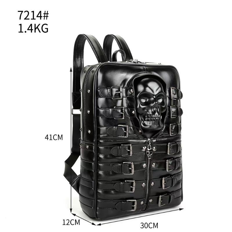 Europäische und amerikanische Bestseller-Taschen, Rucksäcke für Herren und Damen, personalisierte vielseitige Totenkopfnieten, Computertaschen, Schultaschen, Reisetaschen
