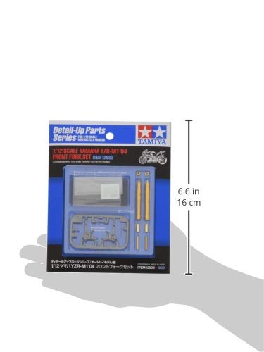 Tamiya 1/12 Detail-Up Parts Series No. 03 Yamaha YZR-M1 04 Front Fork Set (Plastic Model Kit) 12603