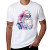 Hipster Santa Claus With Blue Sunglasses Tshirt Soft Cotton Print Tshirt