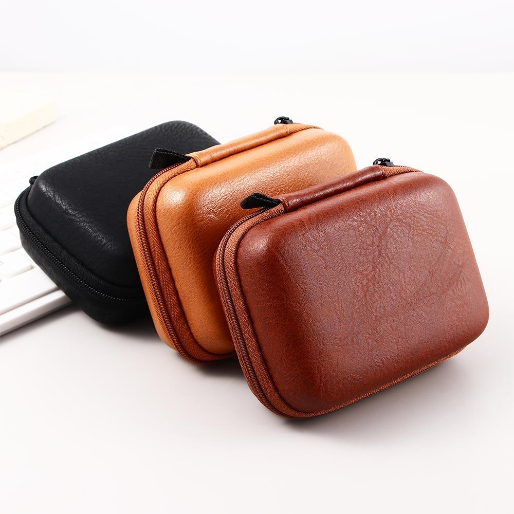 Case Headphone Case Protective Sleeve Coin Bag USB Data Cable Organizer Data Cable Bag Earphone Storage Bag Zipper Hard Box
