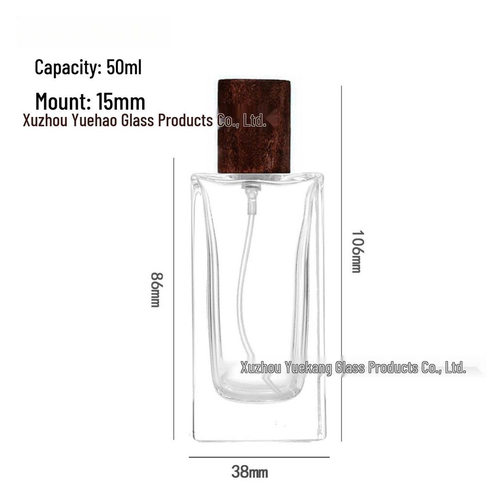 15ml Transparent Glass Perfume Spray Bottles - In Stock