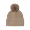 Wool hat women's solid color light plate imitation mink plush warm cold hat waffle plaid knitted hat women