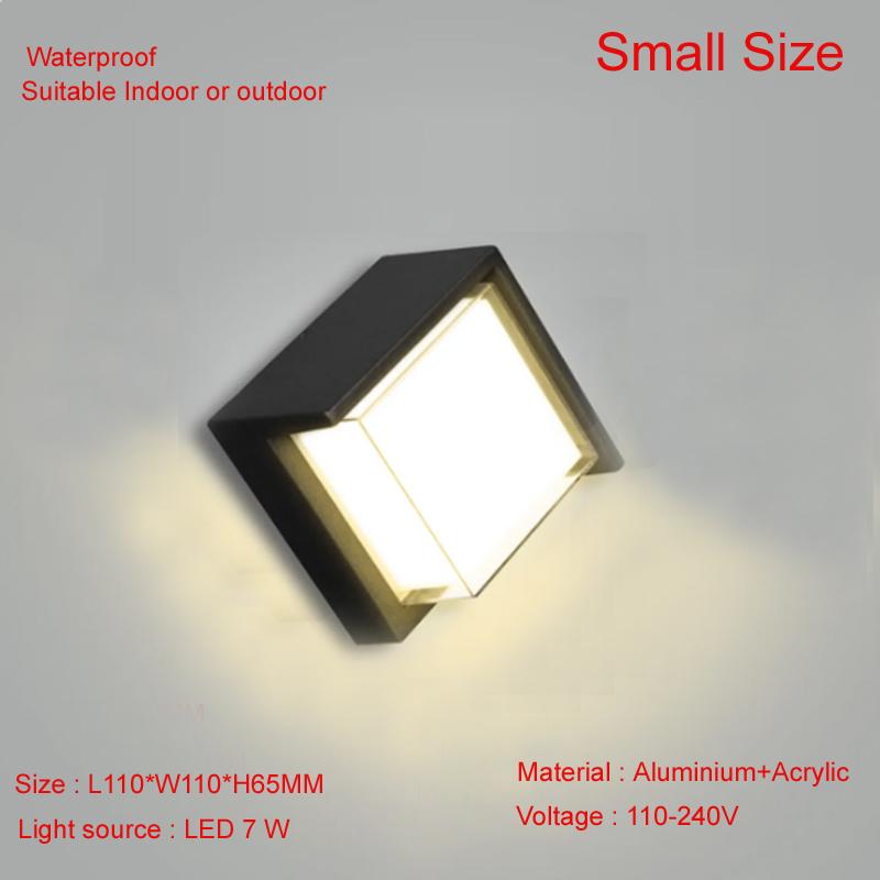 

Балкон Водонепроницаемый Наружное Освещение Крыльцо Сад Светодиодный Настенный Светильник Внешний Забор Веранда Фасад Бра Светильник Двор Лестница Декор