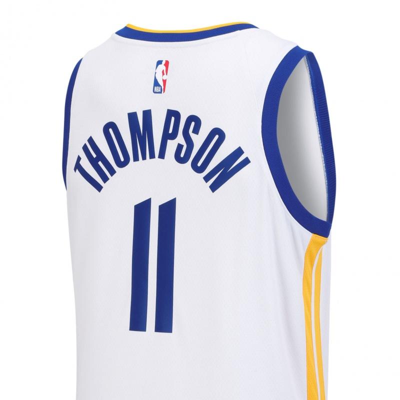 Nike NBA Swingman Jersey Golden State Warriors 20-21 Klay Thompson No. 11 Tank Top Men Tops White CW3591-100