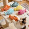 Plüschfisch Katzenspielzeug mit Katzenminze Weiches Katzen-Kauspielzeug Knisterndes gefülltes Fischspielzeug für Katzen Innenkätzchen Zahnen Jagdinstinkt