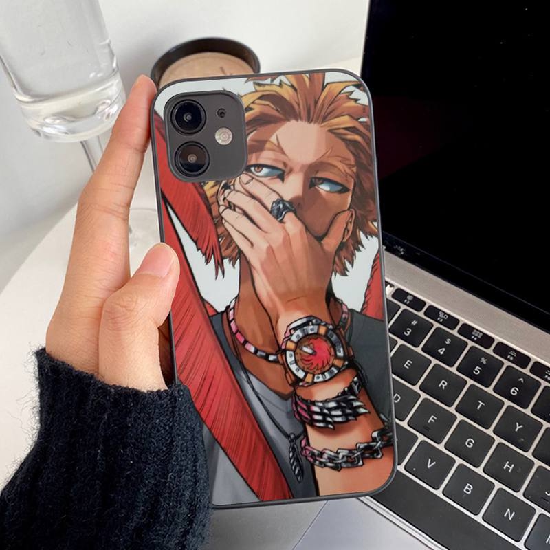 

Чехол для телефона Anime MHA Hawks BNHA для iPhone 11 12 13 mini pro XS MAX 8 7 6 6S Plus X 5S SE 2020 XR iphone 7 or 8
