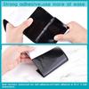 1Set/2pcs Strong Self Adhesive Fastener Hook and Loop Strips with Glue Double-Side Mounting Tapes DIY Craft Accessories Black