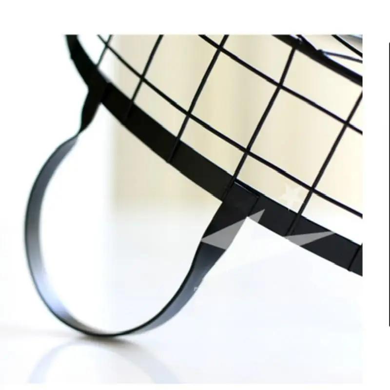 Iron Wire Bread Basket Fruit Basket Holder Nut Snack Bowl Party Kitchen Storage Supplies