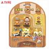 Cookie Run Kingdom 5balení Mini figurky Oficiální edice Korejská hračka Dárek