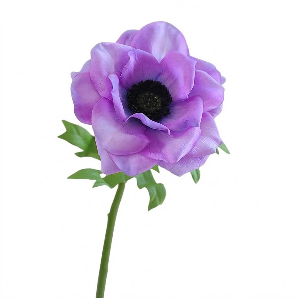 Multicolor Corn Poppy Artificial Flower Green Leaves Faux Flower Fake Flower Home Decoration