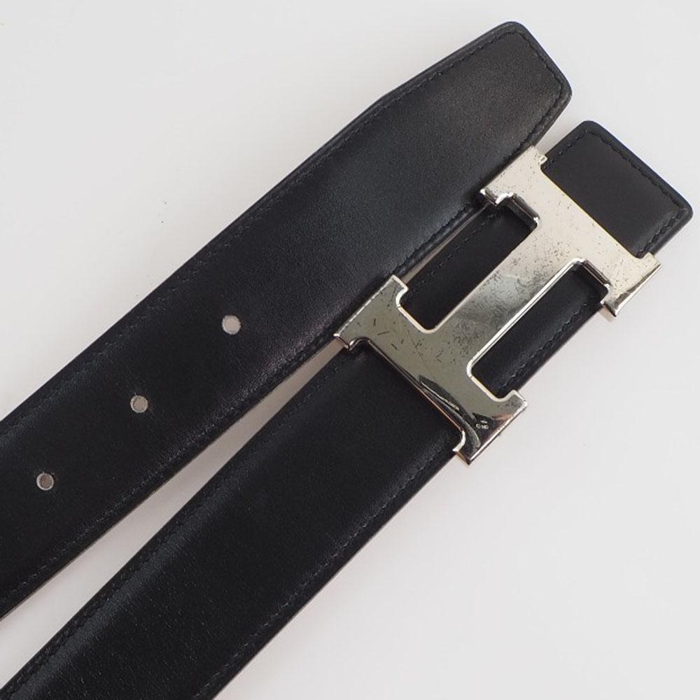 Hermes H Belt 70 Belt Constance *Sold Items (outlet) black/Brown Epsom/metallic Women Used