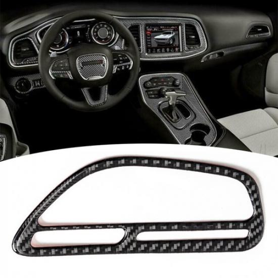 REAL Carbon Fiber Right Dashboard Air Vent Trim For Dodge Challenger 2015-23