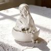 Yousheng Virgin Mary Jewelry Holder for Rosary Necklace Rings 5" Blessed Catholic Resin Statue Religious Keepsake for Christian Home Decor