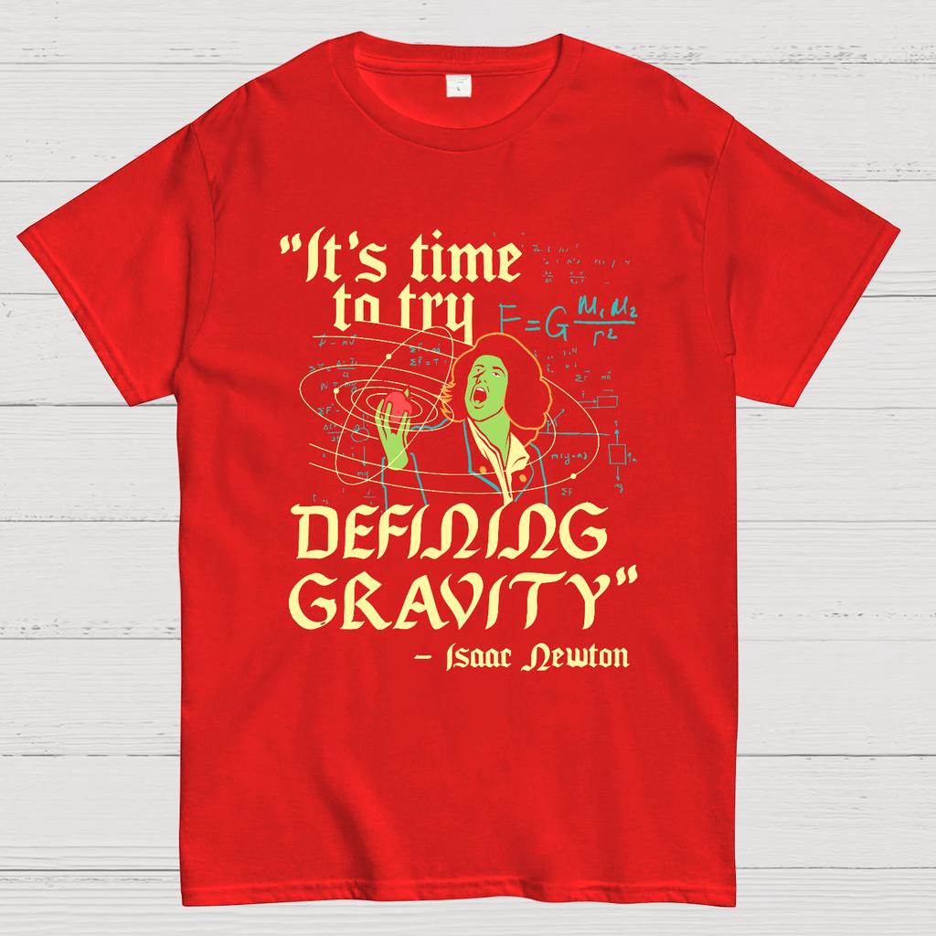 It's Time To Try Defining Gravity Cotton Summer Casual Cool Loose T-Shirt