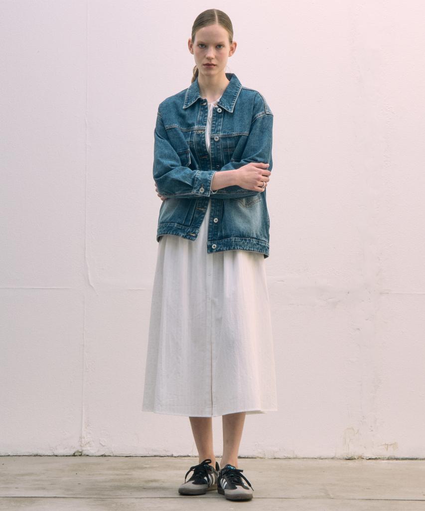 Jucyjudy Boxy Denim Work Jacket Jzjk025A