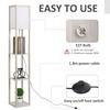 3-Tier Floor Lamp, Floor Light with Storage Shelf, Reading Standing Lamp with Acrylic Shade for Living Room, Bedroom, Kitchen, Dining Room, Office