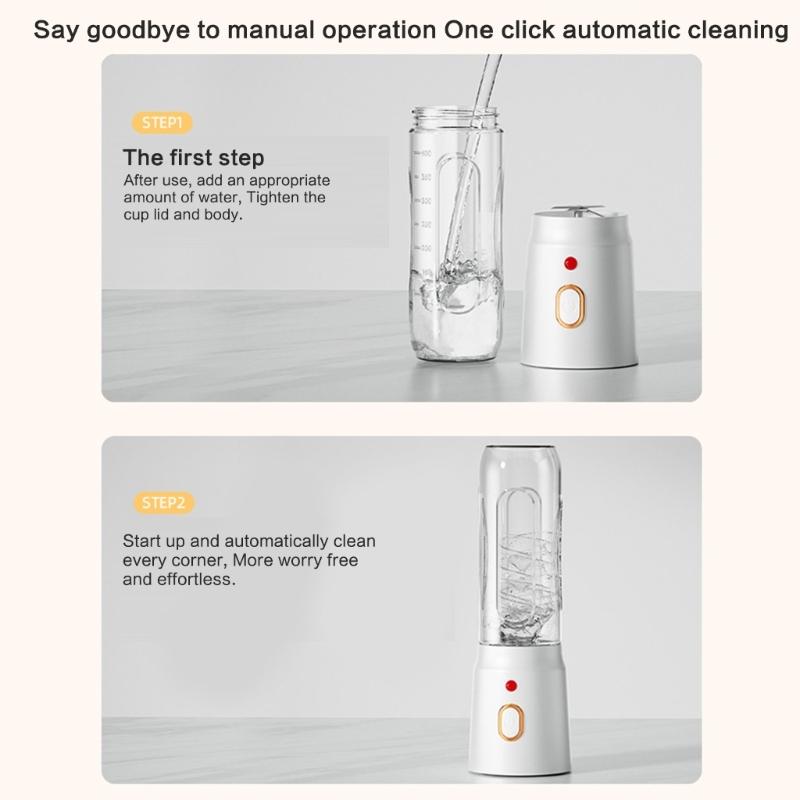 Portable Blender for Shakes and Smoothies Rechargeable Blender Fruit Juice Mixer for Travel/Picnic/Office/Gym/Sport