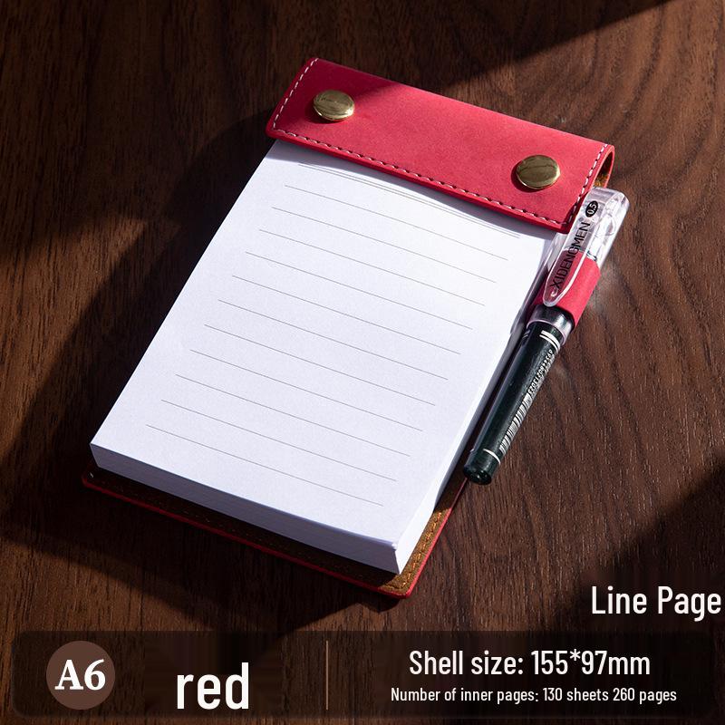 A6 Custom Sticky Note Pad Clipboard with Pocket Notebook and Tear-Off Pages