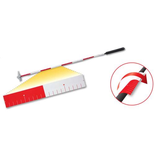 DOGYU Red and White Measuring Stickers, 20cm (Pack of 5) 02757