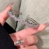 Exquisite Super Flash Irregular Diamond-encrusted Open Bracelet Women's Light Luxury High-end Full Diamond Bracelet Niche Fashion Jewelry Tide