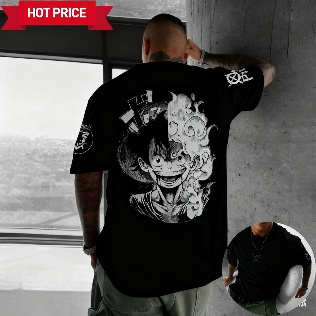 Harajuku New Summer T-Shirt Men's Oversized Retro Street Women's Casual Short-Sleeve Unisex Top