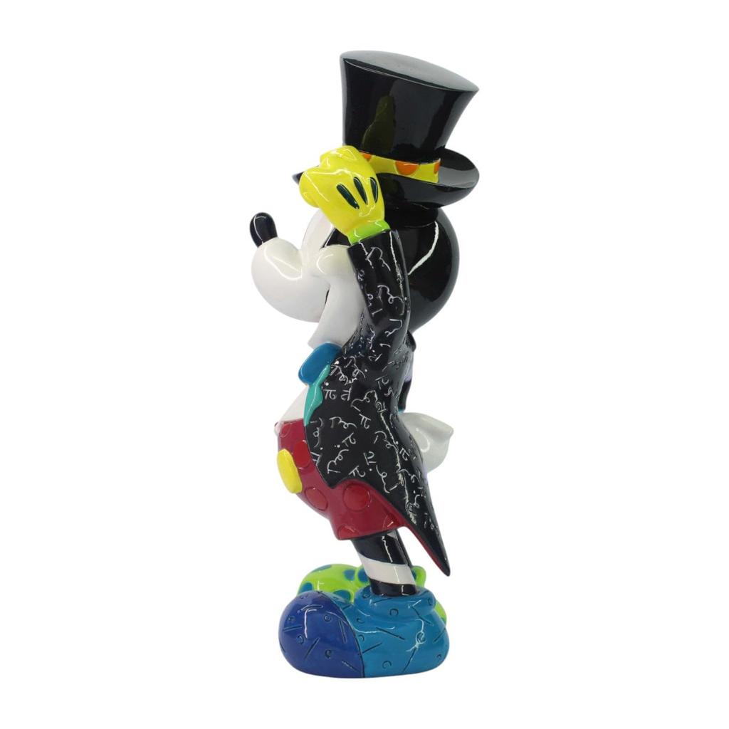 Enesco Disney by Britto Top Hat Mickey Mouse Multicolor Figurine, 8.07 Inch,