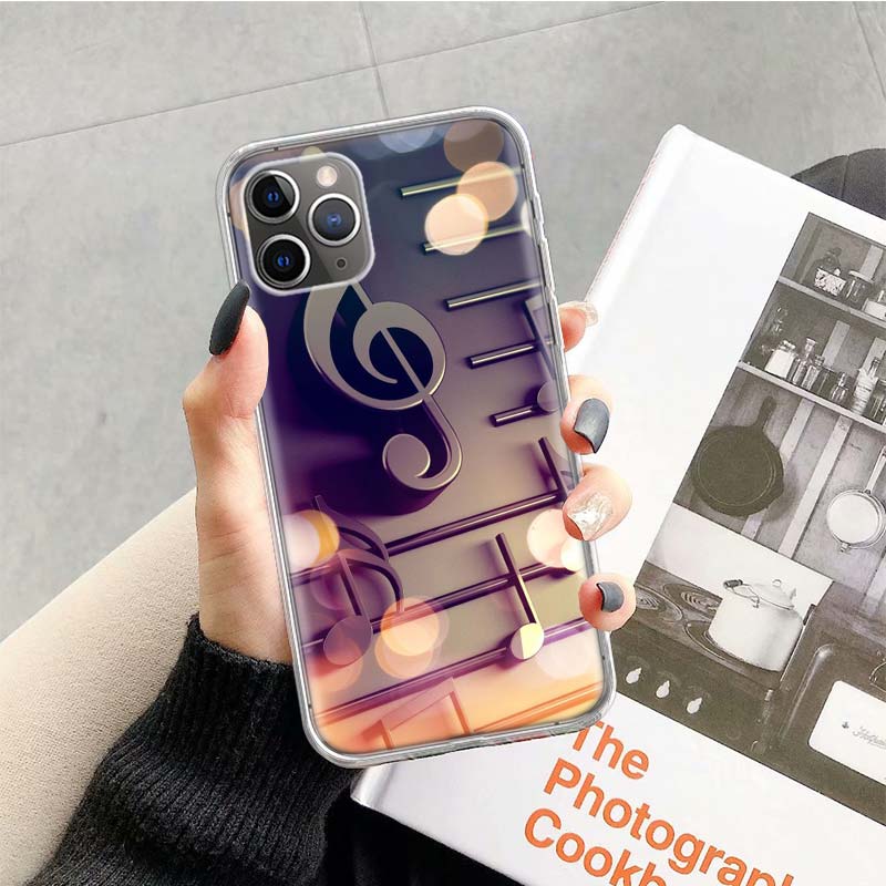 old musical note Music Phone Case For Apple iPhone 17 Air 16 15 Plus 14 + 13 Mini 12 11 Pro Max 7 8 SE 16Max Soft Shell Cover Co
