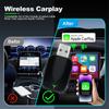 New Wired To Wireless Carplay Android 2 In 1 Automatic Adapter Car Gadget Smart Box Plug and Play 5Ghz Wifi Fast Connection