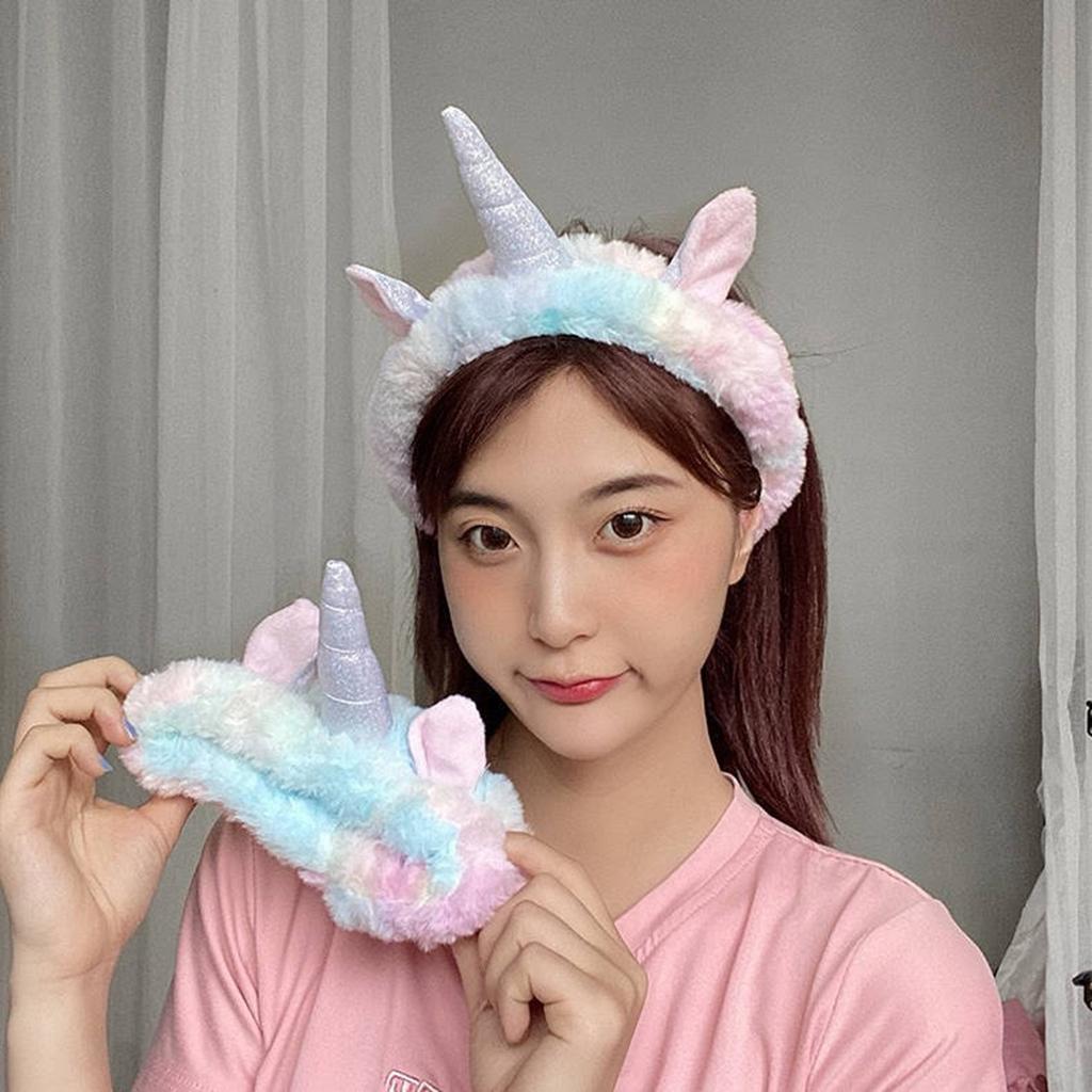 European And American Cool Hair Band For Ladies, Christmas Party Hair Accessory, Super Soft Face Wash Hair Tie.