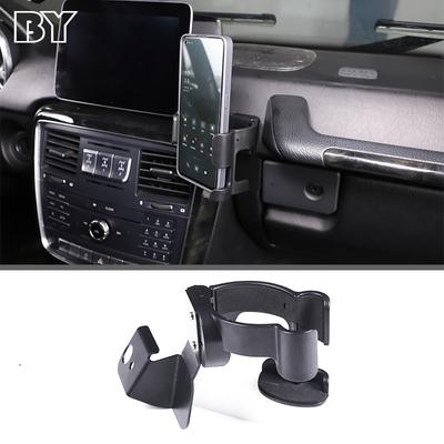 Soporte para teléfono móvil con Control Central de coche, soporte para taza, soporte para bebidas para mercedes-benz Clase G W463 2007-2018