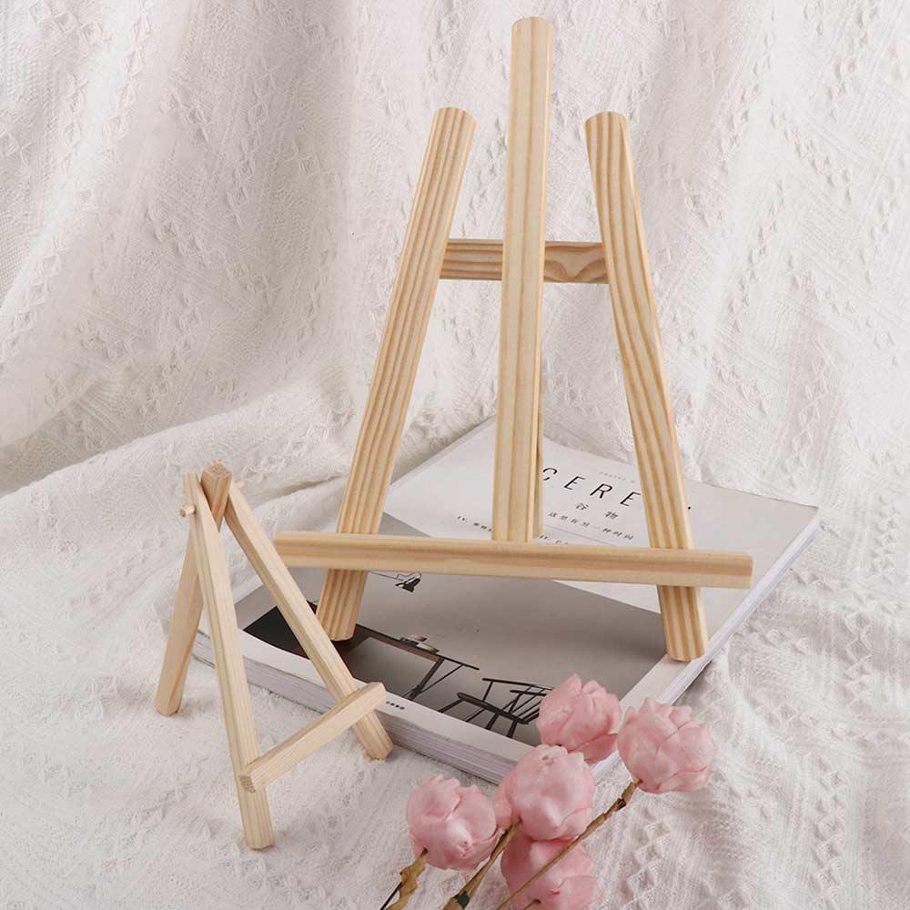 Artist Wooden Small Tabletop Shelf Painting Easel Holder Display Stand