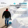 Compact Foldable Lithium Battery Snow Shovel - Portable Hand-Push Snow Sweeper for Easy Winter Outdoor Snow Removal.