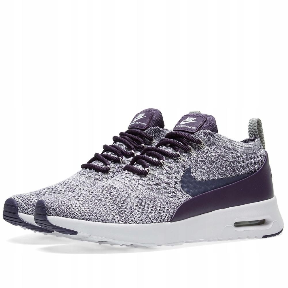 Nike  Air Max Thea Ultra Flyknit Dark Raisin Women Sneakers Purple White 881175-500