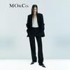 MO&Co. Deconstructed Double Waist High-Waist Worsted Trousers