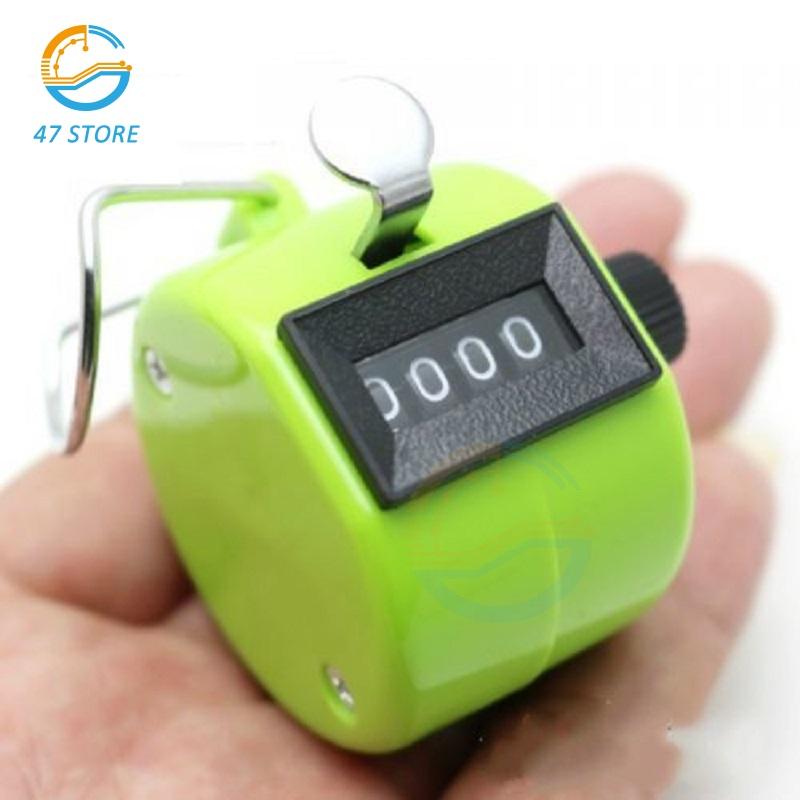 Handheld 4 Digital Tally Counter Mechanical Palm Clicker Number Count Assorted 8 Color Tally Counter Number Count 1