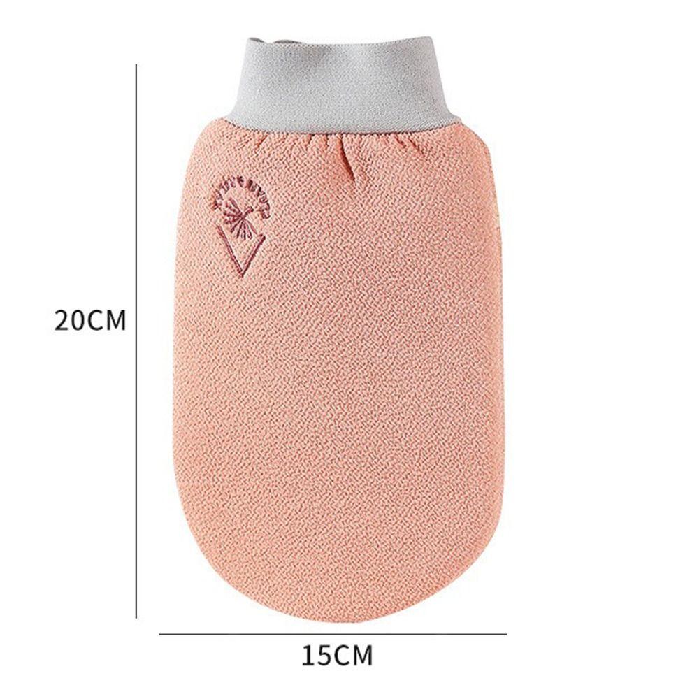 New Thick Exfoliating Bath Gloves Double Sided Frosted 3 Colors Body Scrub Gloves SPA Shower Mitt