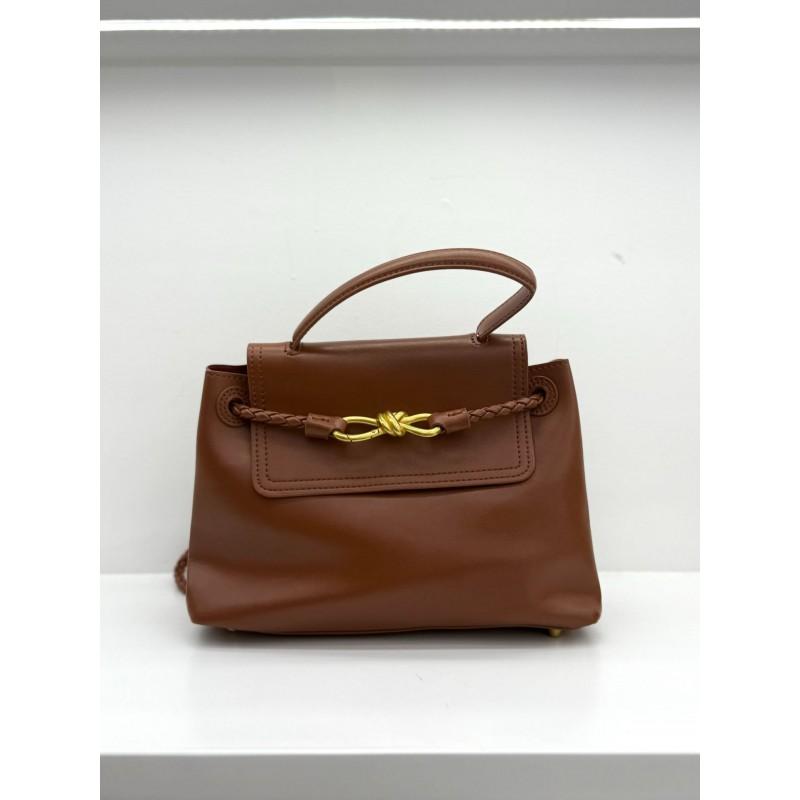 Vintage Soft Leather Tote Bag Shiny Woven Crossbody Printed Square Women