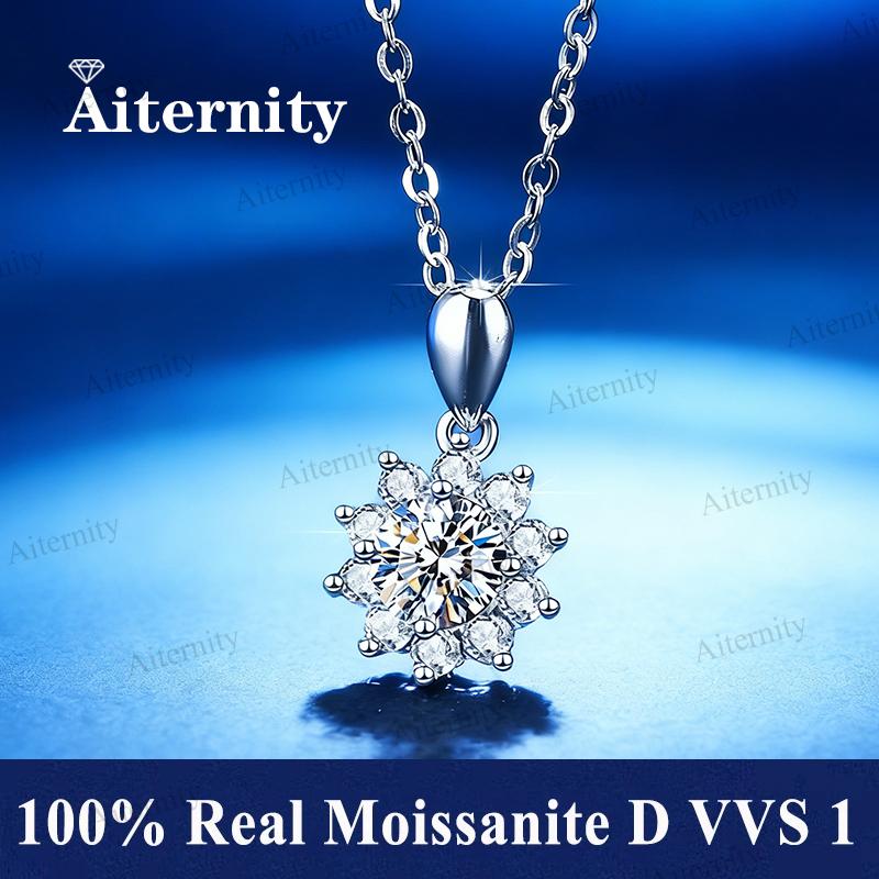 Promotion of Multiple 1.0 Carat Moissanite Windmill Pendants, Luxury Wedding 925 Silver Jewelry, Bride Diamond Necklace