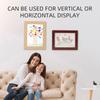 50 Wooden Art Frames | Interchangeable Storage Boxes, Classic Horizontal Magnetic Frames For Children's Drawings, Family Photos, And Artwork