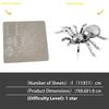 1 Set Jigsaw Puzzle Toys Insect Series Diy Mini Assembling 3D Metal Puzzle Color Dragonfly Model For Kids 14+ Adult Gift