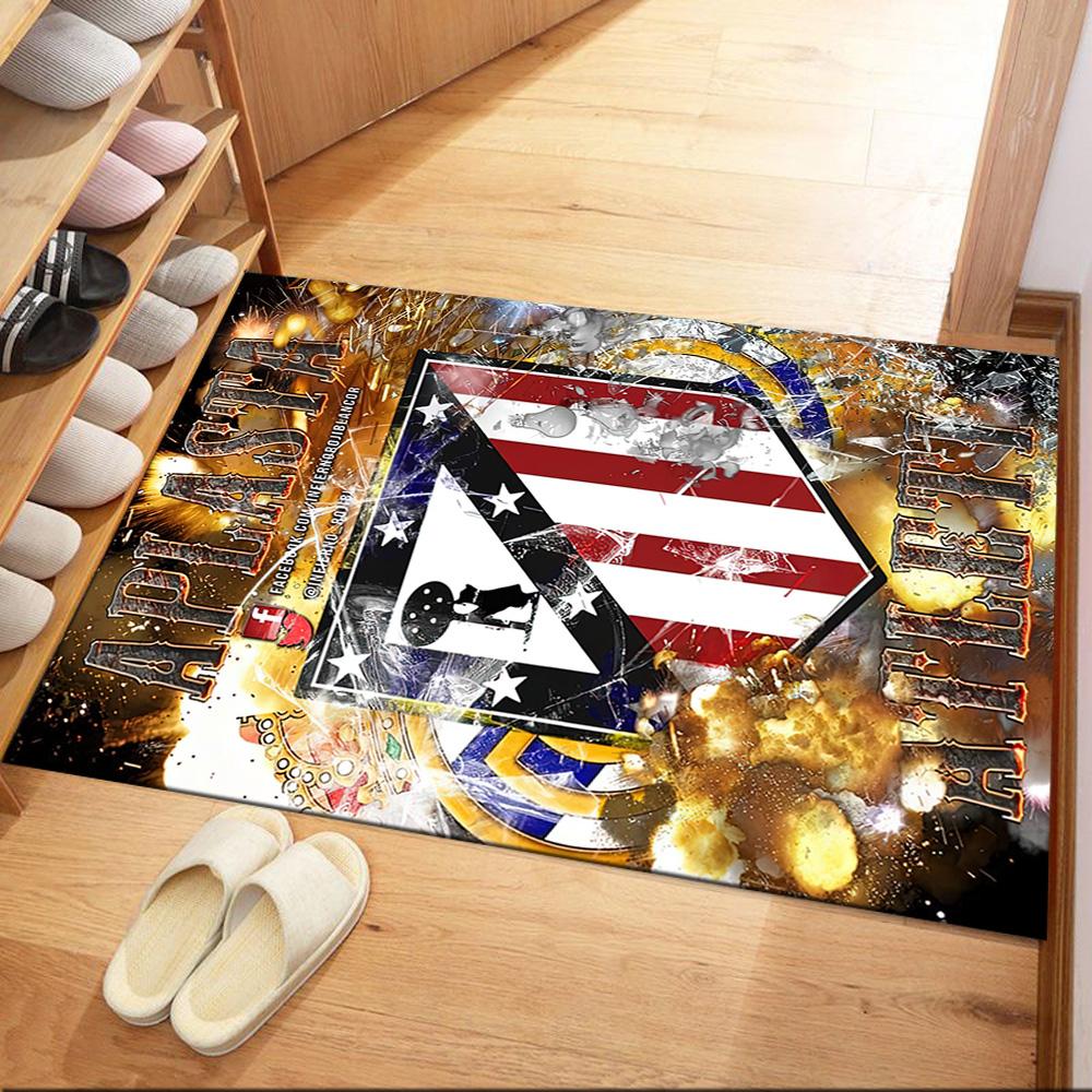 Atletico Madrid Area Rug Suitable For Hallway Bedrooms Decorate Room Playrooms Antislip Carpet Anime Office Decor