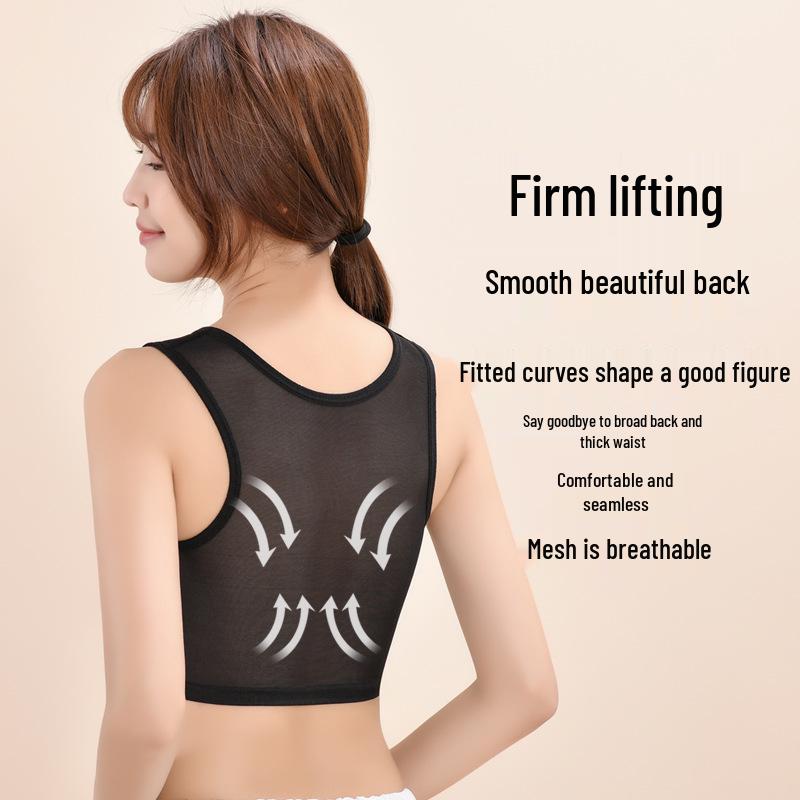 Chest Binder Lingerie Sports Vest - Bust Shaper for Large Chests, Anti-Shake, Super Flat, Handsome T Shaping