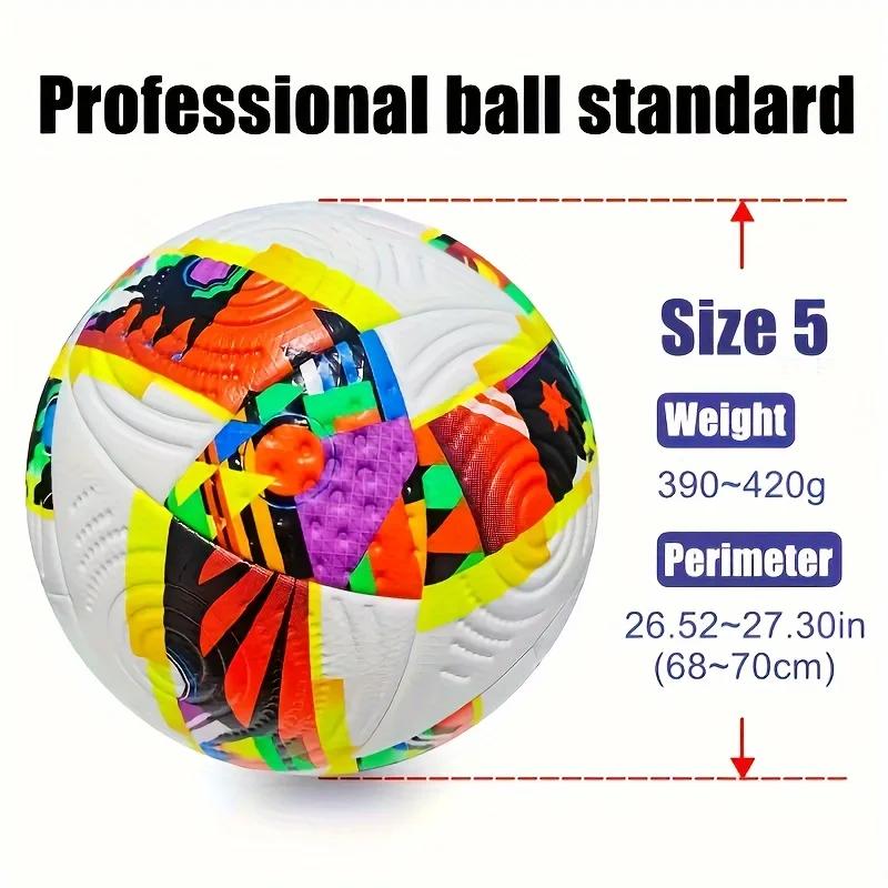 1PC Professional High Quality Football Official Size 4/5 PU Material Seamless Team Outdoor Game Football Training Ball Football